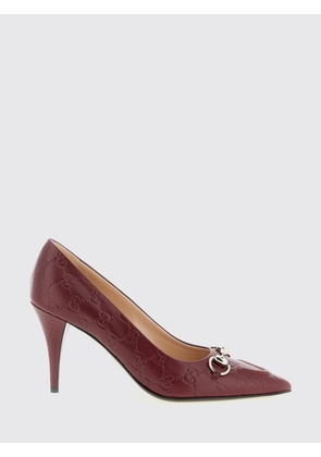 Pump GUCCI Woman color Burgundy
