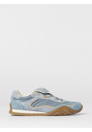 Sneakers FENDI Woman color Denim