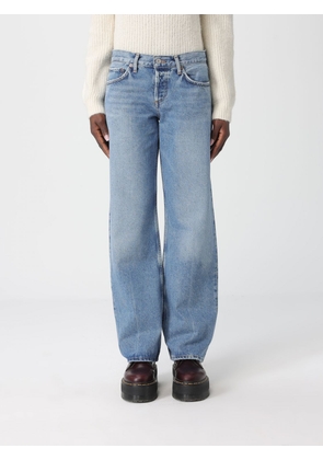Jeans AGOLDE Woman color Denim