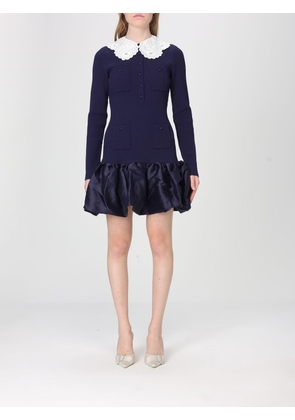 Dress SELF-PORTRAIT Woman color Blue