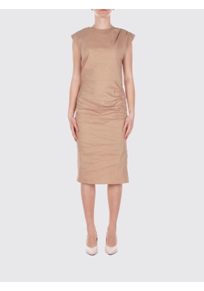 Dress PINKO Woman color Beige