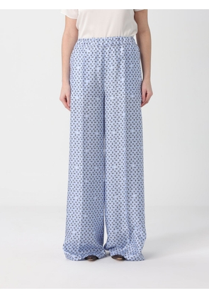 Pants MAX MARA Woman color Gnawed Blue