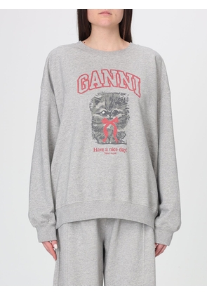 Sweatshirt GANNI Woman color Grey
