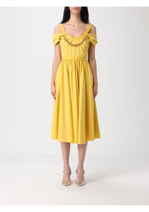 Dress ELISABETTA FRANCHI Woman color Yellow