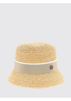 Hat MAISON MICHEL Woman color Beige