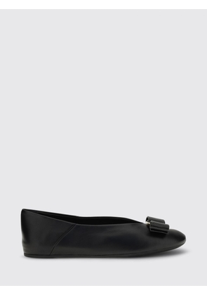 Ballet Flat FERRAGAMO Woman color Black