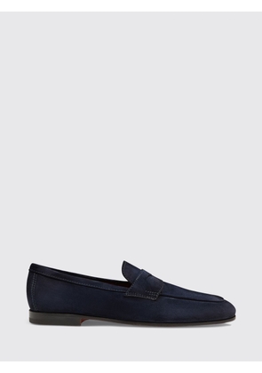 Loafers SANTONI Men color Blue