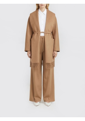 Coat MAX MARA Woman color Camel