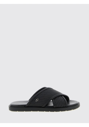 Sandals FERRAGAMO Men color Black