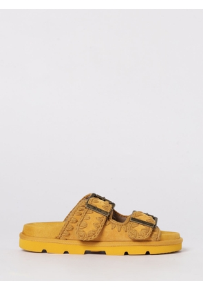 Heeled Sandal MOU Woman color Brown