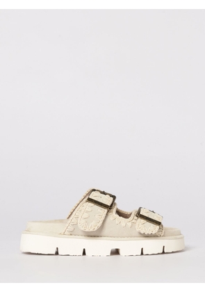 Heeled Sandal MOU Woman color Beige