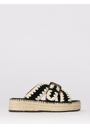 Heeled Sandal MOU Woman color Black