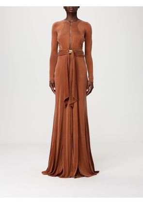 Dress ELISABETTA FRANCHI Woman color Leather