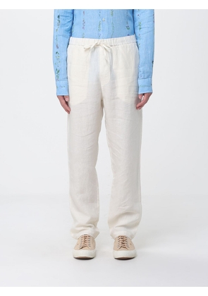 Pants 120% LINO Men color Butter