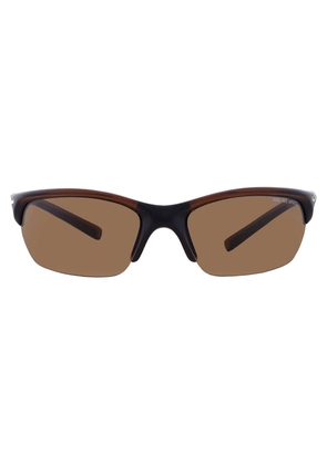 Nike Brown Wrap Mens Sunglasses SKYLON EXP 2 EV0595 223 63