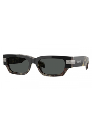Versace Dark Grey Rectangular Mens Sunglasses VE4465F 545687 53