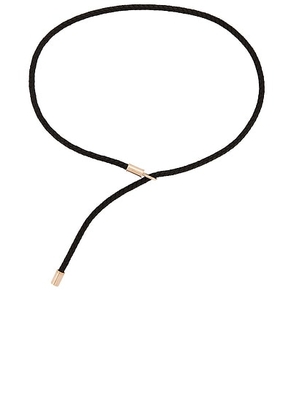 Gabriela Hearst Rope Belt in Black - Black. Size M (also in S).