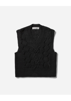 Women s Cable Michigan Tank Black