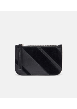 Phoebe Philo Leather and suede card holder