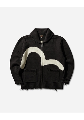 Men s Cowichan Cardigan Jacket Black