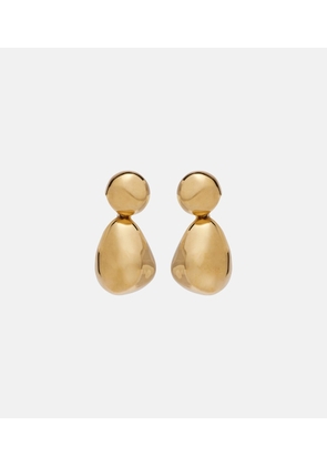 Phoebe Philo Double Ball gold-plated earrings