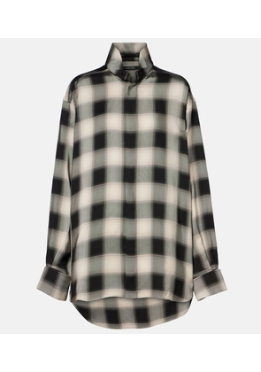 Phoebe Philo Checked oversized shirt