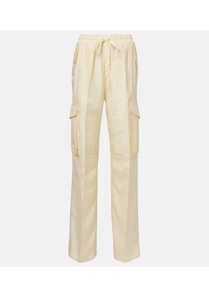 Phoebe Philo Silk cargo pants