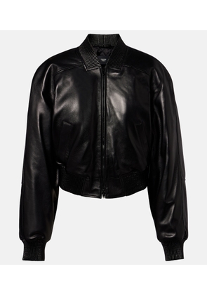 Phoebe Philo Leather bomber jacket