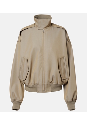 Phoebe Philo Harrington cotton twill bomber jacket