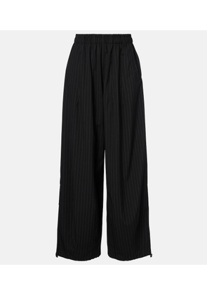 The Frankie Shop Oakdale pinstripe wide-leg pants