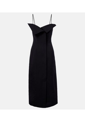 Fforme Skylar cotton and silk midi dress