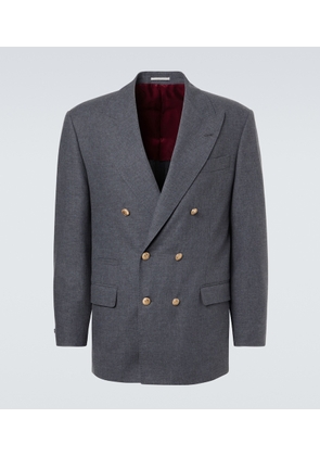 Brunello Cucinelli Wool, cotton, and silk blazer
