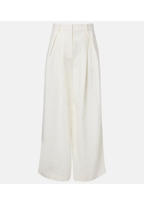 Faithfull Sofia linen wide-leg pants