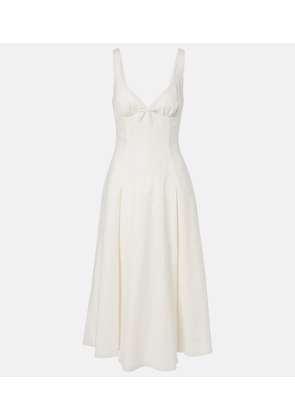 Faithfull Adalee linen midi dress