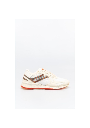 Scotch & Soda White Leather Athletic Sneakers - EU42/US9