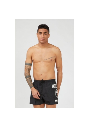 Moschino Black Polyester Swim Shorts - S