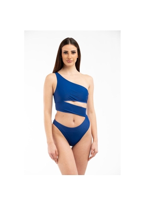 Moschino Blue Polyamide One-Piece Swimsuit - S