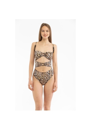 Moschino Multicolor Polyester One-Piece Swimsuit - S