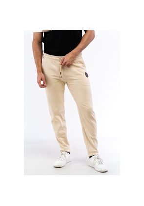 Cavalli Class Beige Cotton Joggers (Workout Pants) - XXL