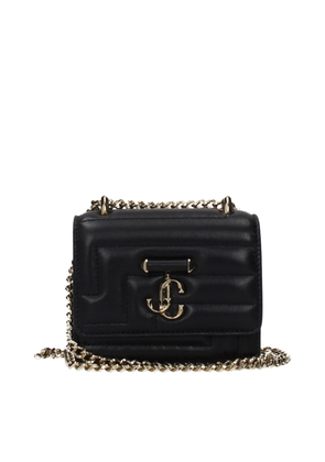 Jimmy Choo Black Leather Shoulder Bag