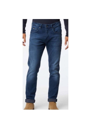 Gas Blue Cotton Slim Fit Jeans - W28