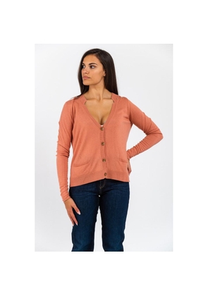 Gas Pink Viscose Cardigan - L