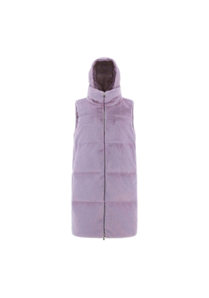 Herno Purple Polyamide Coat - 42