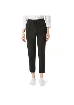 Gas Black Polyester Casual Pants - S