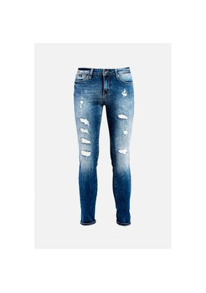 Gas Blue Cotton Jeans Denim - W28