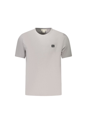 Calvin Klein Gray Cotton T-Shirt - S
