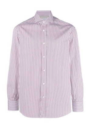 Brunello Cucinelli Bicolor Cotton Dress Shirt - 3XL