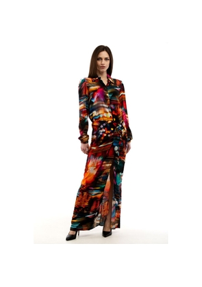 Moschino Multicolor Viscose Casual Dress - IT40