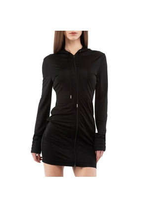 Moschino Black Viscose Casual Dress - IT40