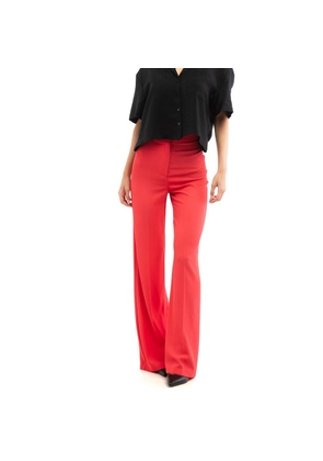 Patrizia Pepe Red Polyester Casual Pants - IT40
